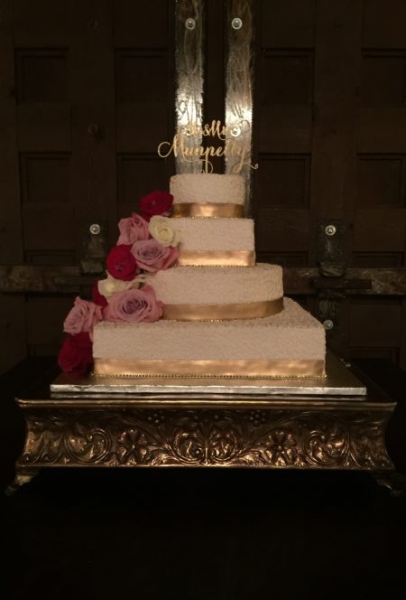 Wedding Cake Photography , Gold Cake Stand